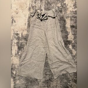 Sage Green Women's Wide-Leg Pants